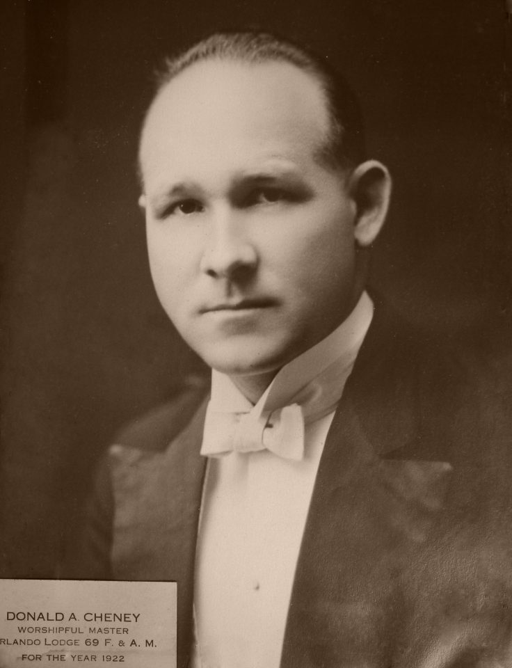 Donald A Cheney, PM 1922