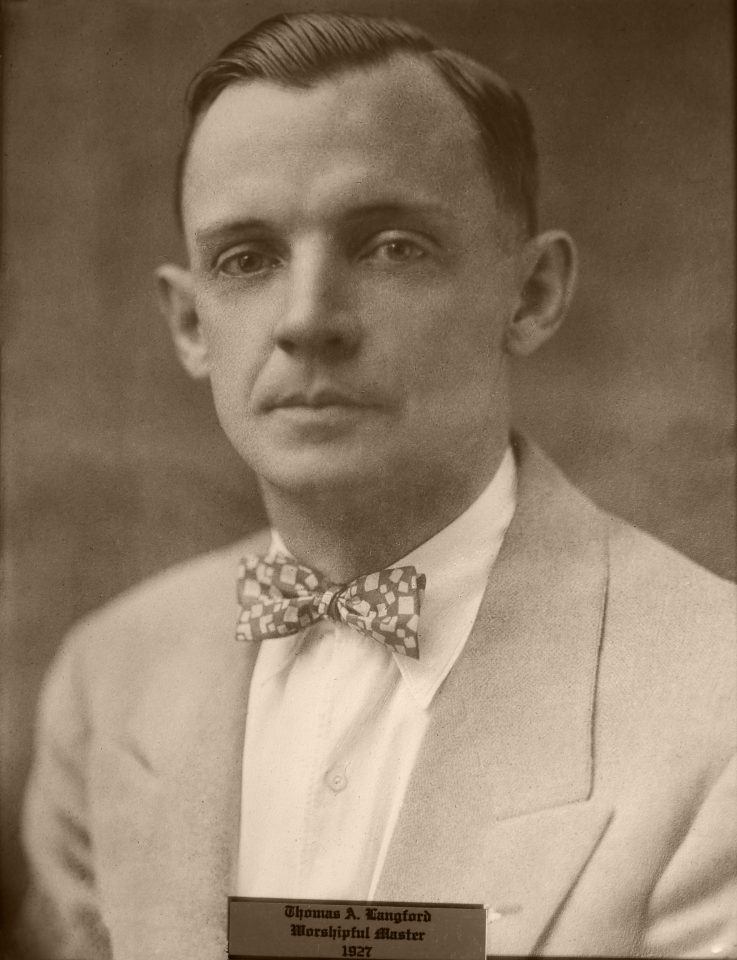 Thomas A Langford, PM 1927