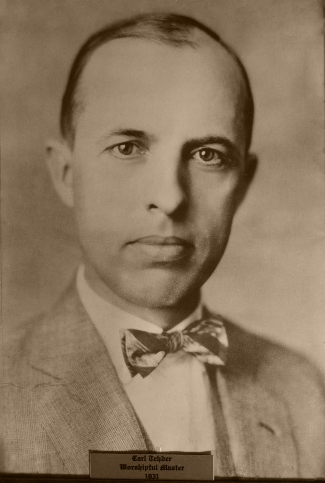 Carl Tegder, PM 1931