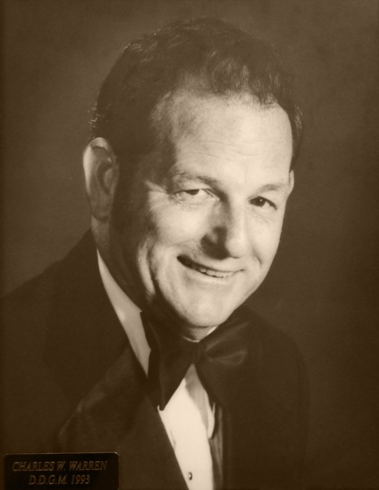 Charles W Warren, PDDGM 1979