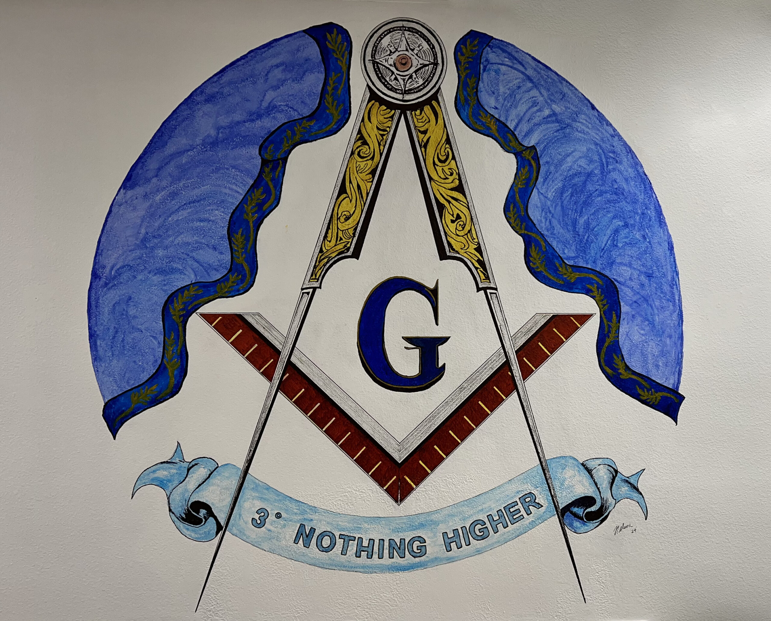 New Mural Orlando Lodge 69 - Orlando Masons Lodge 69