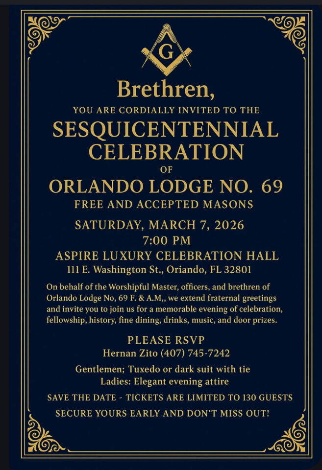 SESQUICENTENNIAL — 150 YEARS — Celebration Dinner