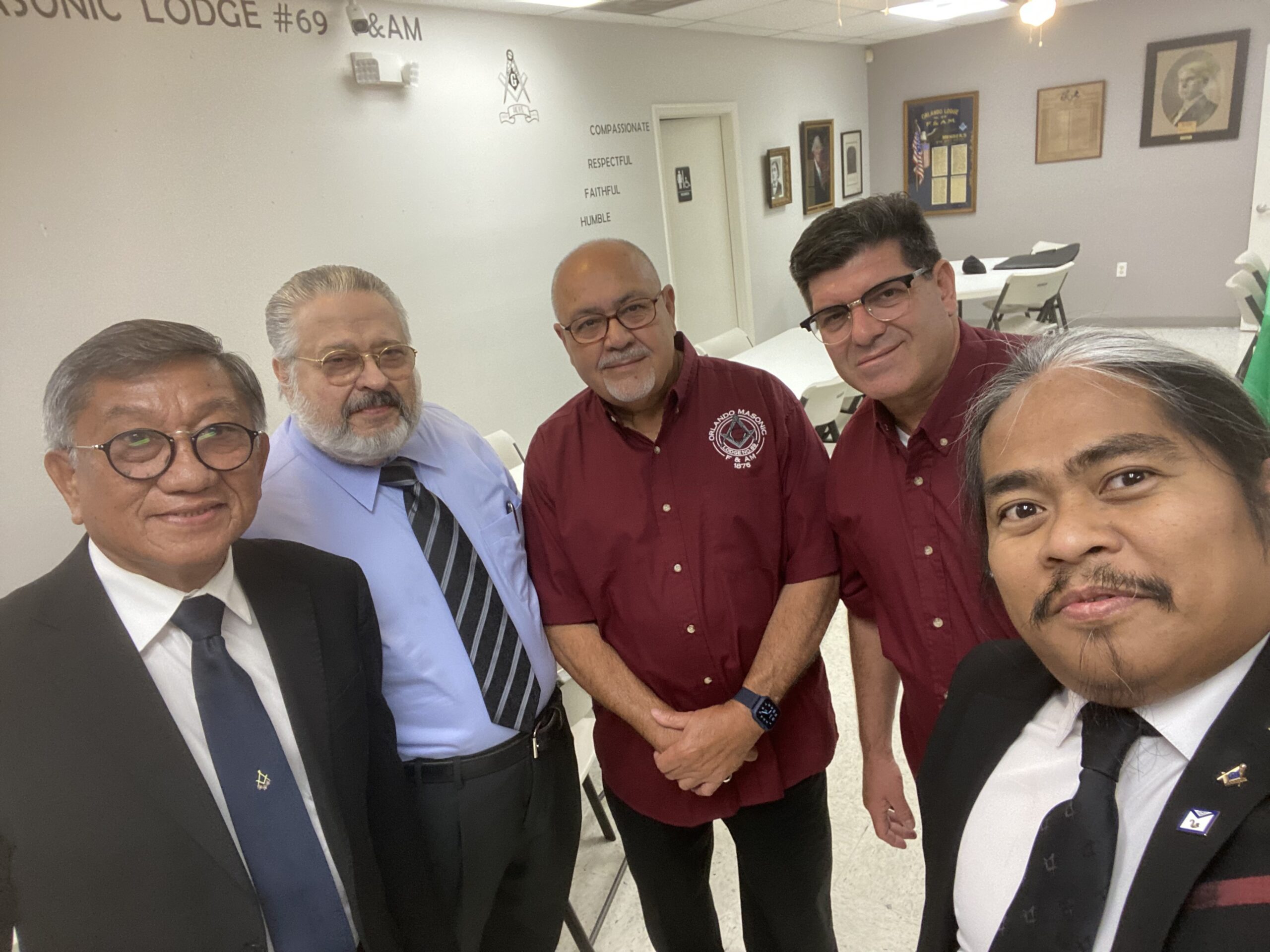 May 9 2023 Meet — Associating after meeting with our Philippine Guest Lecturer Br. Procopio Trabajo II