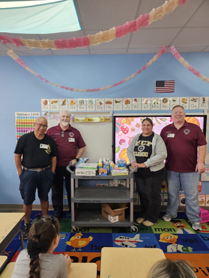 Adopt A Teacher Program —  Pershing  School — November 9, 2025